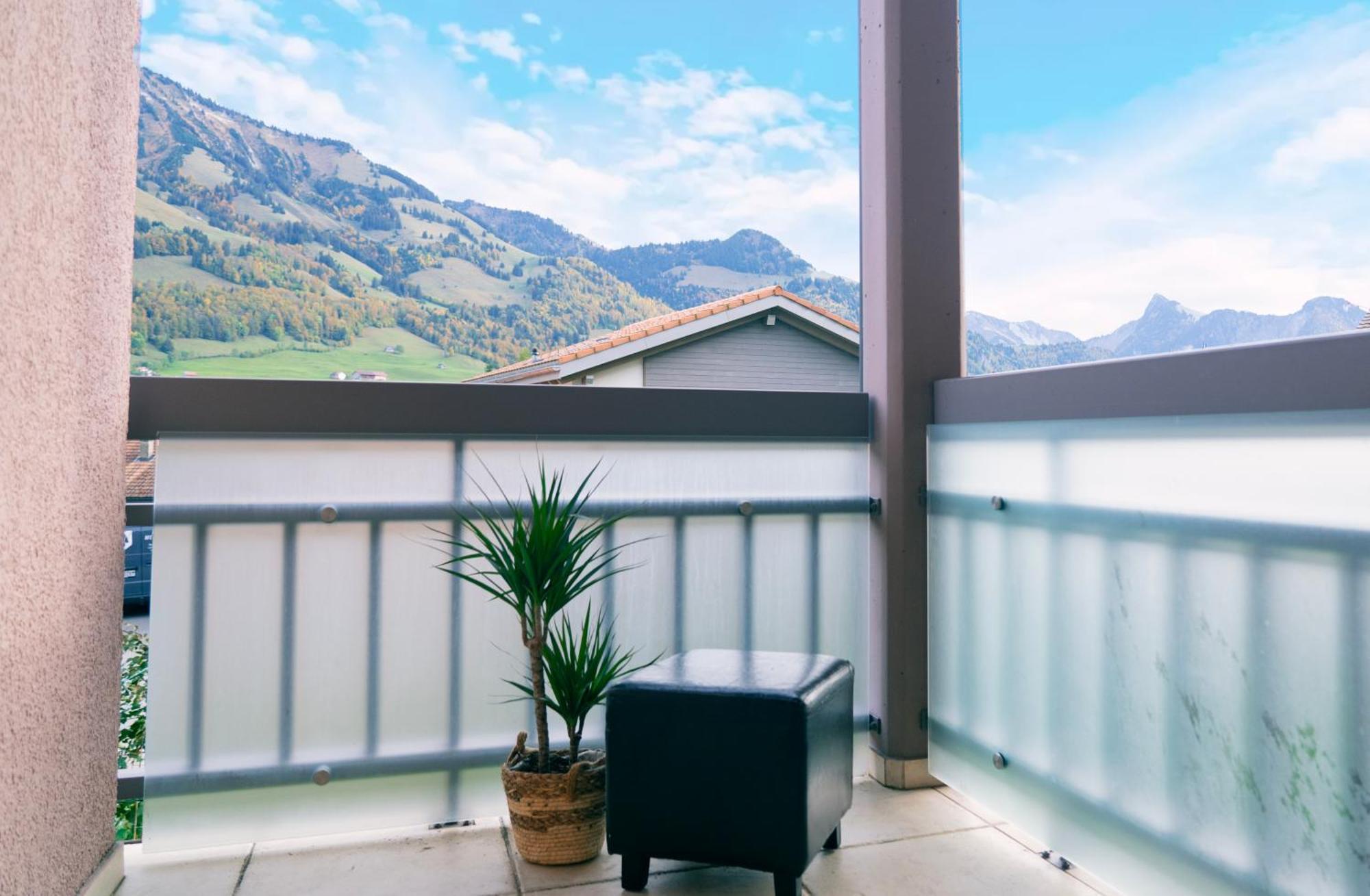 Gruyere Alpes Appartement 3 Chambres Bbq Parking Neirivue エクステリア 写真