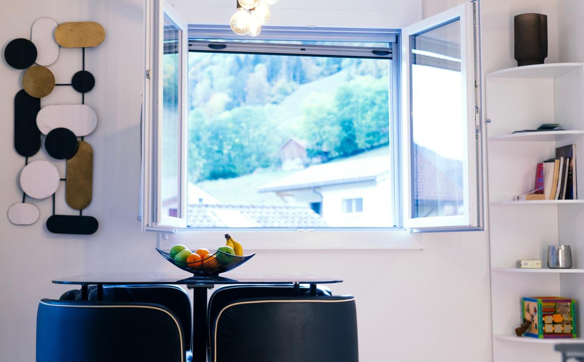 Gruyere Alpes Appartement 3 Chambres Bbq Parking Neirivue エクステリア 写真